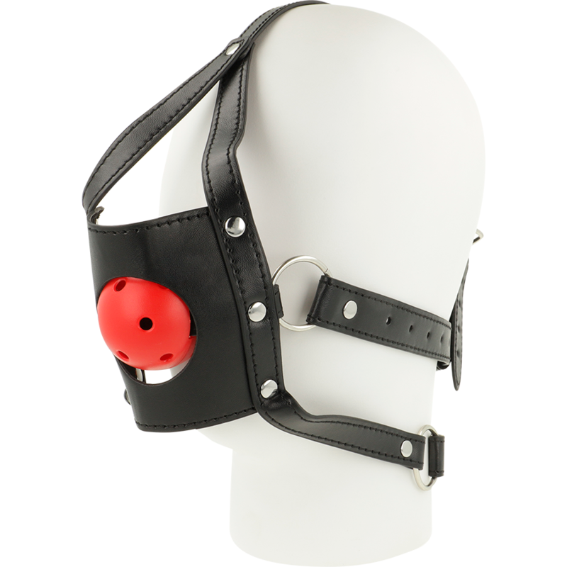 Museruola BDSM Bocca Aperta Ohmama Fetish — Regolabile