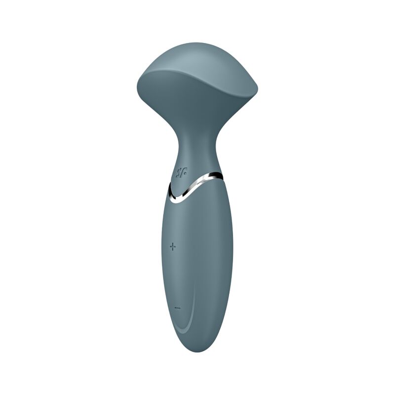Vibratore Wand Satisfyer Mini Wand-er — Grigio, 16 cm