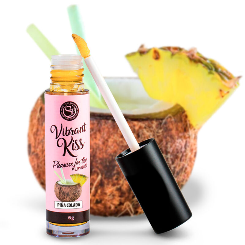 Lucidalabbra Vibrante Secretplay Vibrant Kiss — Pina Colada