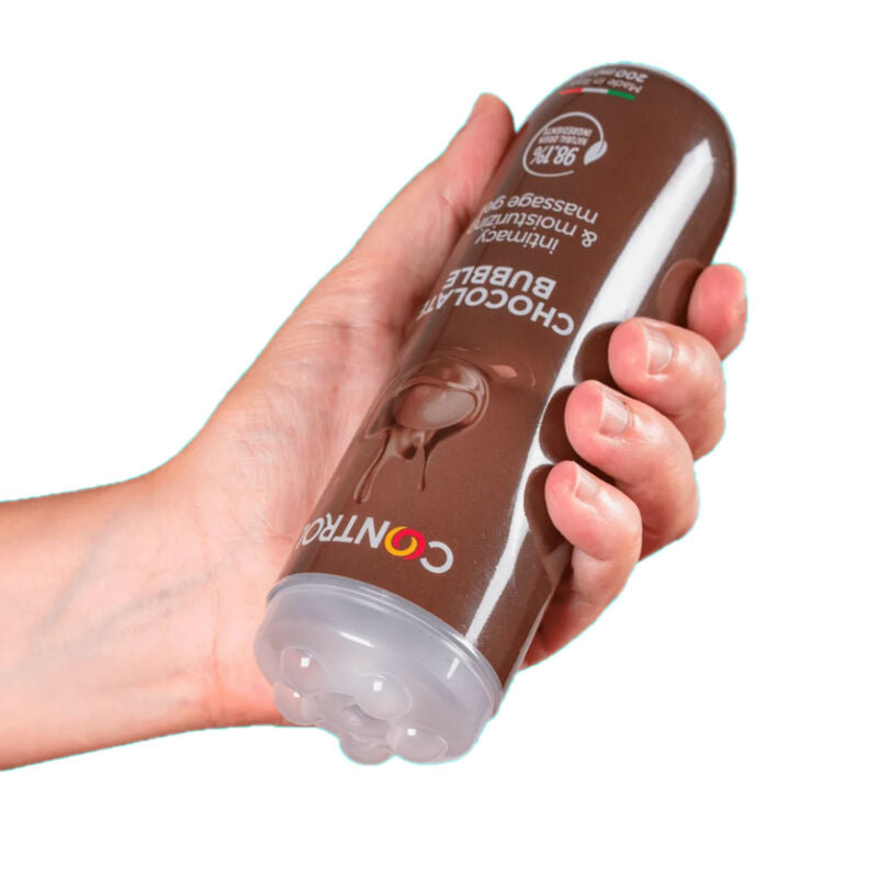Olio da Massaggio Erotico Control Bubble Chocolate — 200 ml