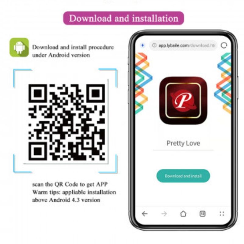 Vibratore App Controllato Pretty Love Catalina — Lilla