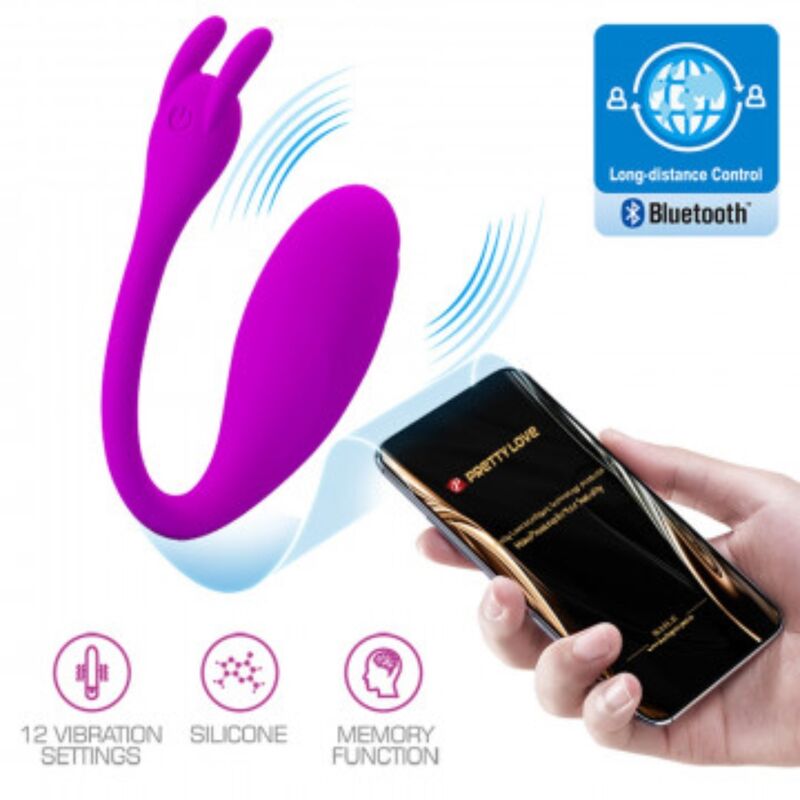 Vibratore App Controllato Pretty Love Catalina — Lilla