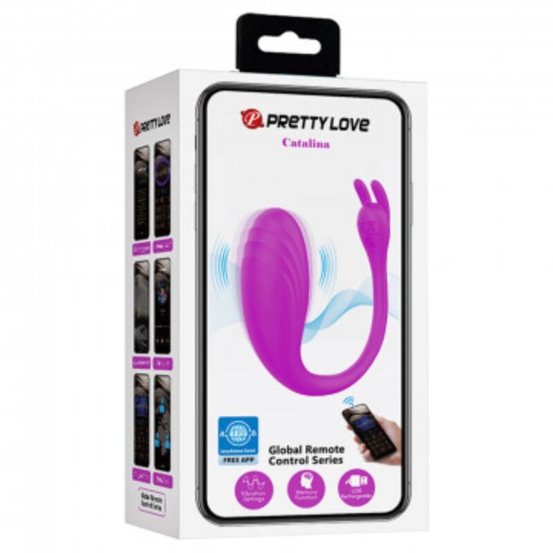 Vibratore App Controllato Pretty Love Catalina — Lilla
