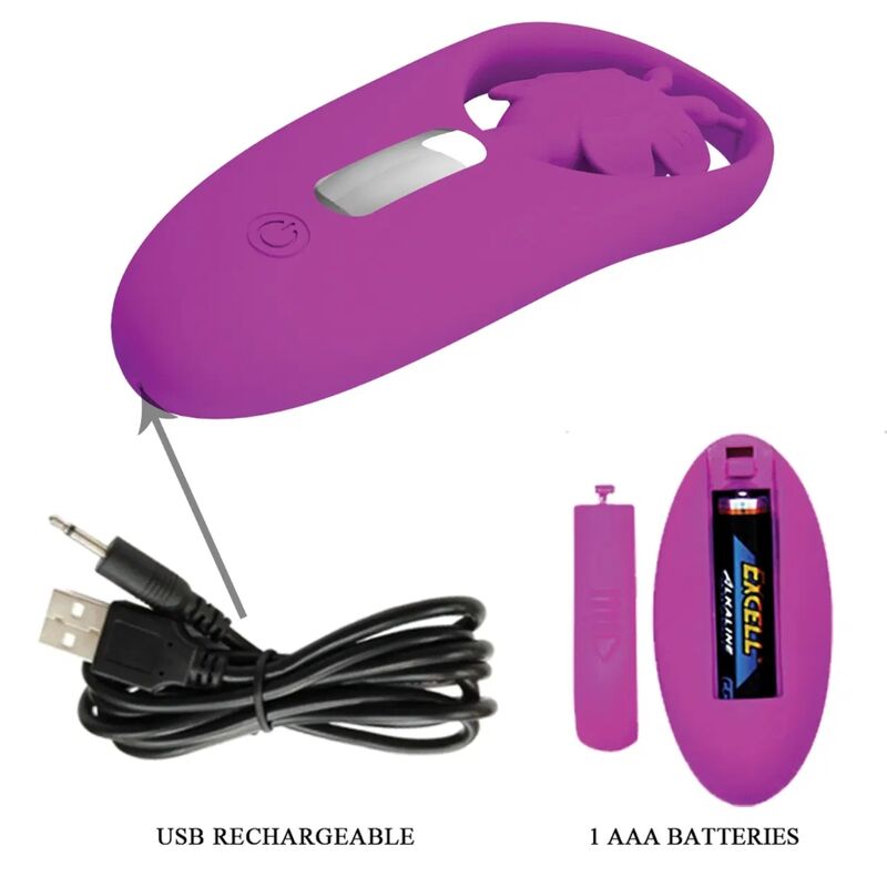 Stimolatore Clitoride con Telecomando Pretty Love Dancing — Lilla