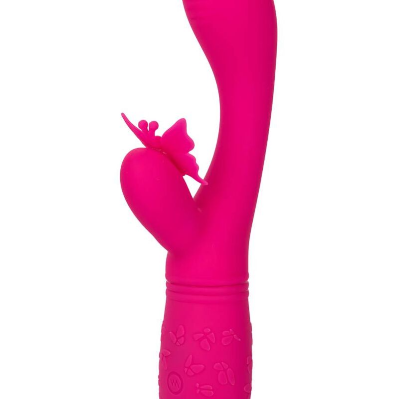 Stimolatore Vulvare Vibrante Calexotics Butterfly Kiss Flutter — Rosa