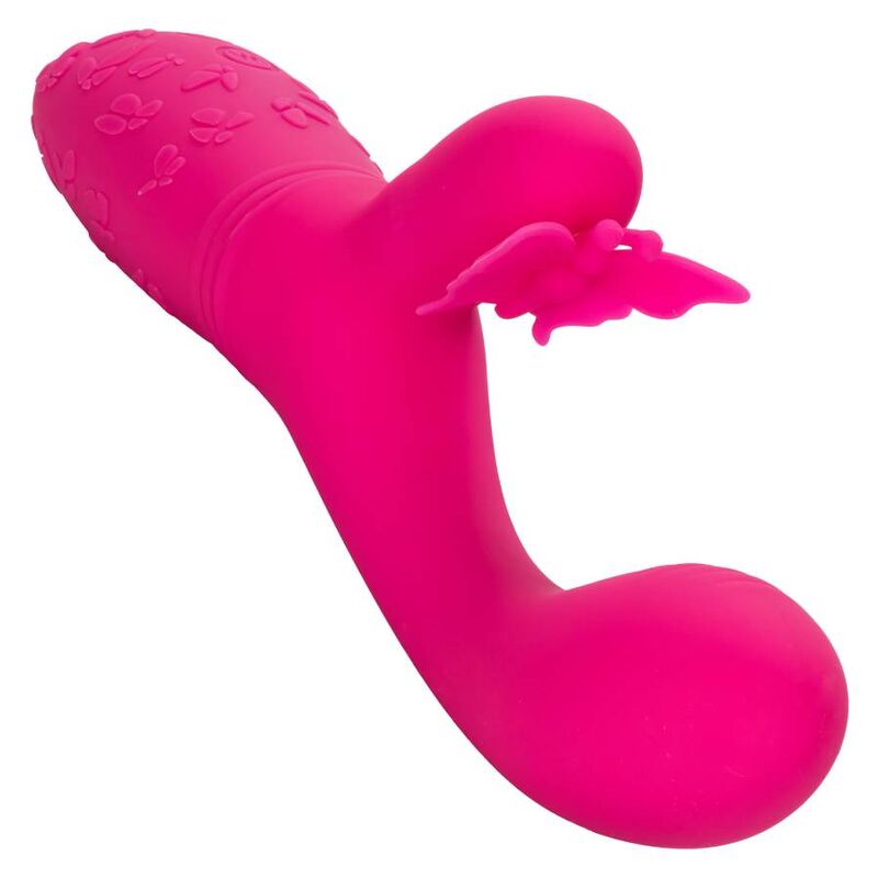 Stimolatore Vulvare Vibrante Calexotics Butterfly Kiss Flutter — Rosa