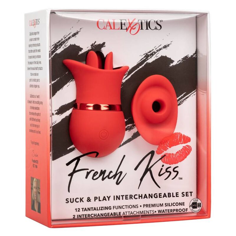 Succhia Capezzoli Vibrante Calexotics French Kiss — 12 Funzioni
