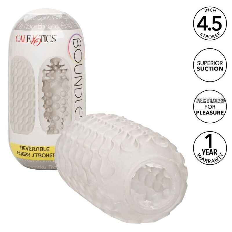 Masturbatore Maschile Reversibile Calexotics Nubby Stroker