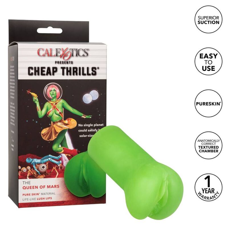 Masturbatore Maschile Calexotics Cheap Thrills The Queen — 14 cm