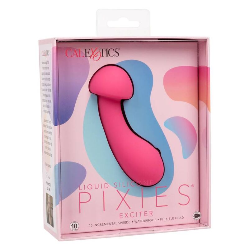 Vibratore Clitoride Calexotics Pixies — Silicone, 10 Velocità