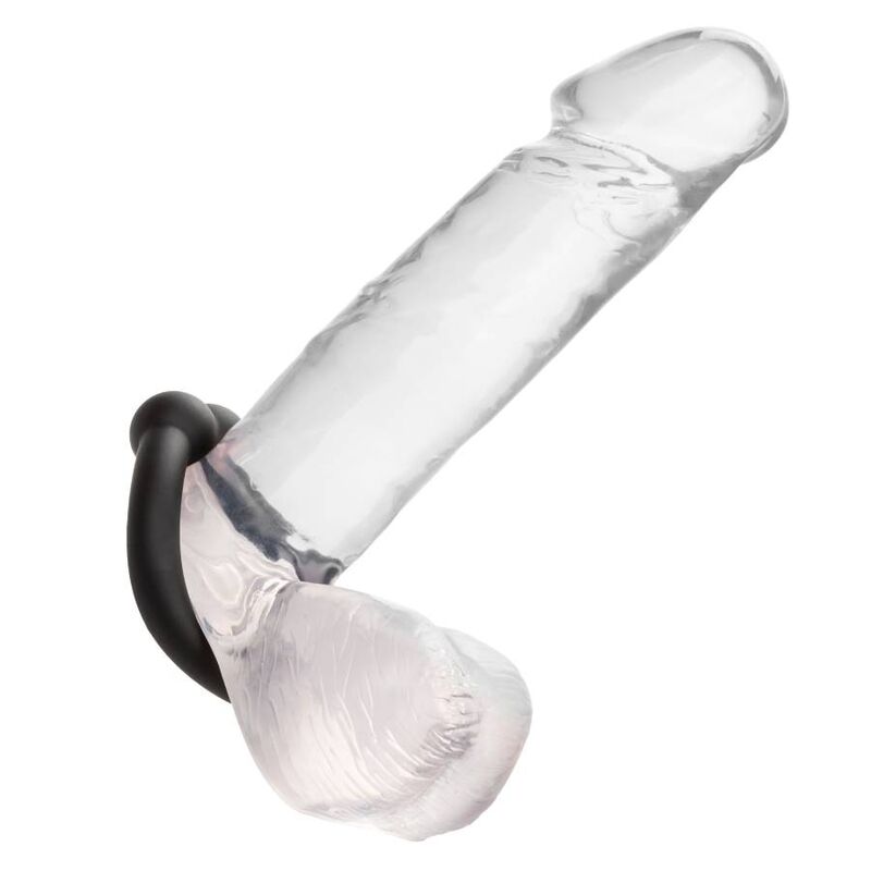 Anello Fallico Vibrante Calexotics Alpha Muscle — Silicone Nero