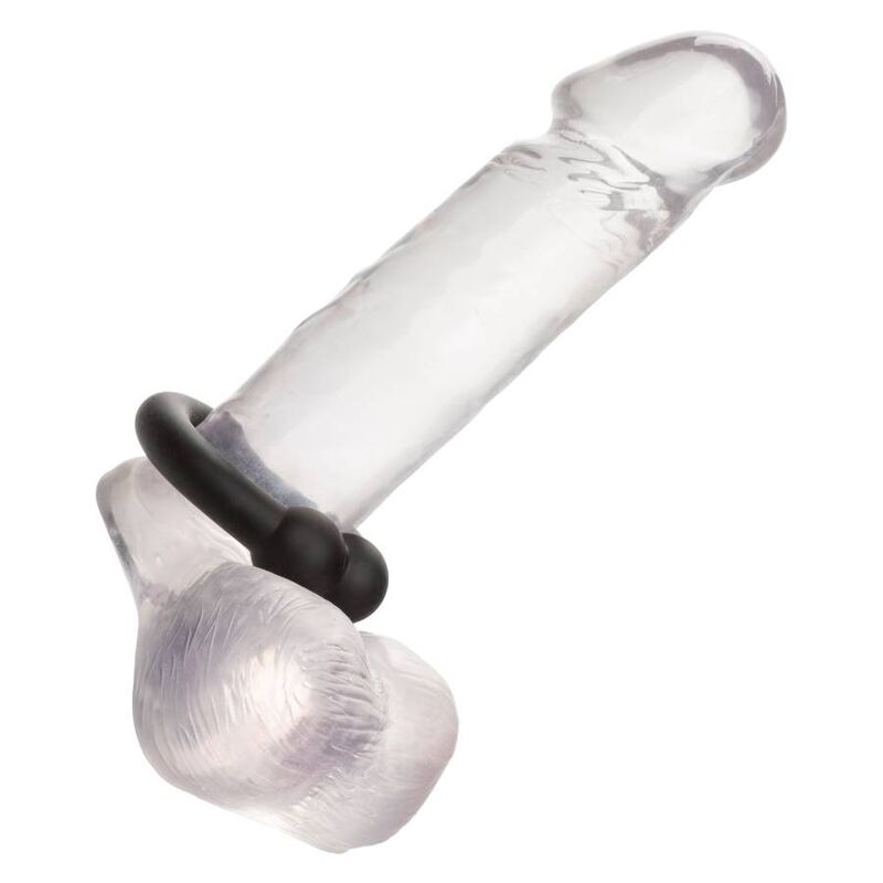 Anello Fallico Vibrante Calexotics Alpha Muscle — Silicone Nero