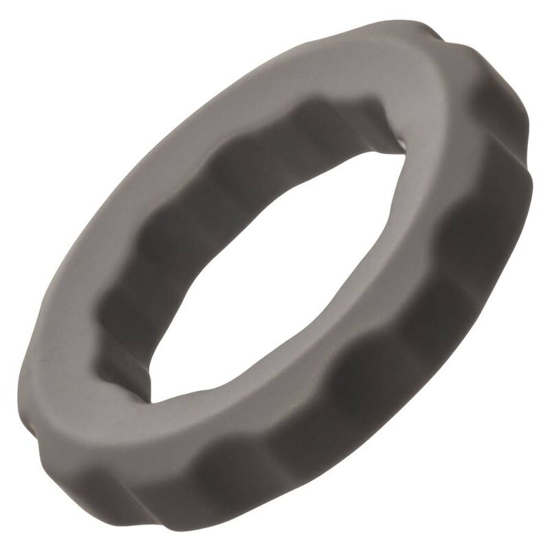 Anello Fallico Vibrante Calexotics Alpha — Silicone, Grigio