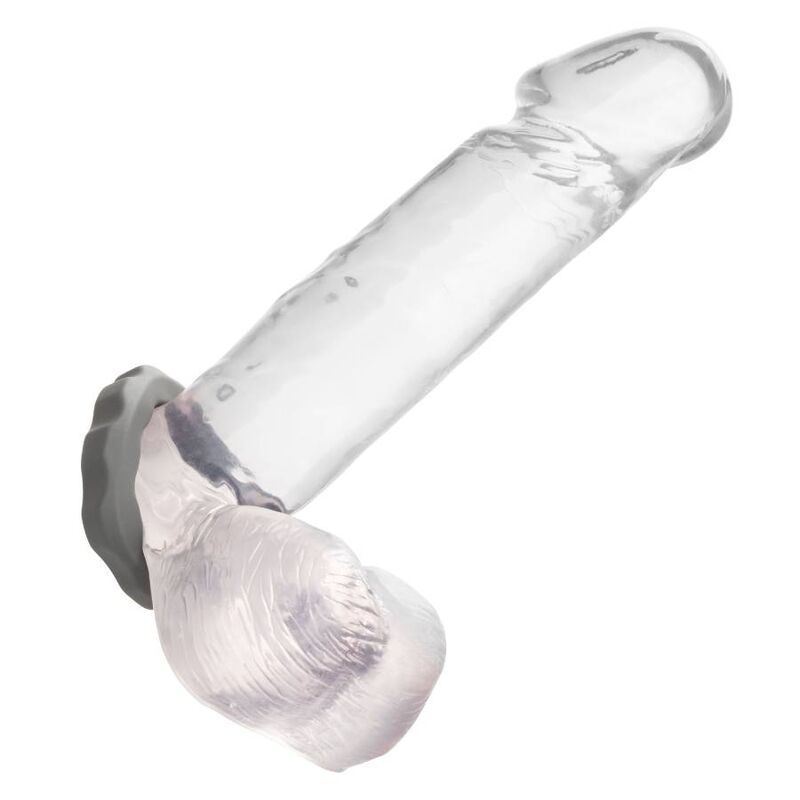 Anello Fallico Vibrante Calexotics Alpha — Silicone, Grigio