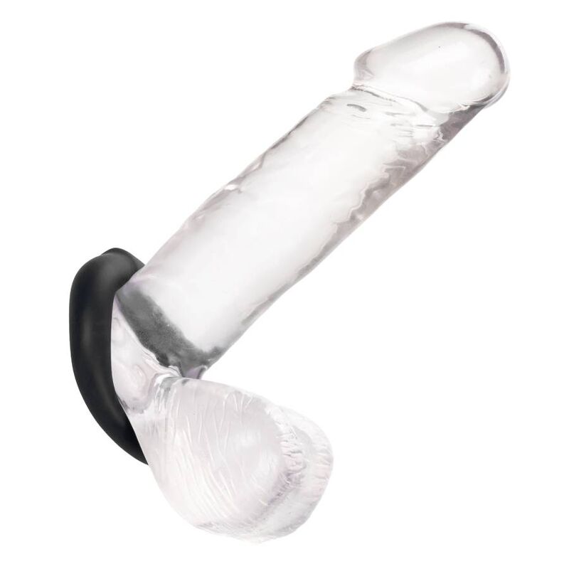 Anello Fallico Vibrante Calexotics Alpha Optimum — Silicone Nero