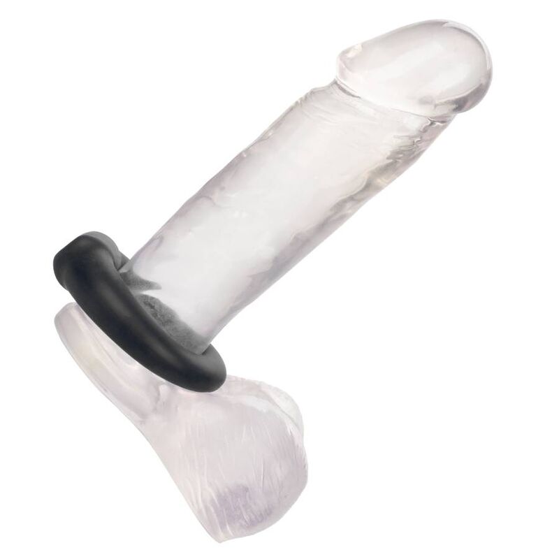 Anello Fallico Vibrante Calexotics Alpha Optimum — Silicone Nero