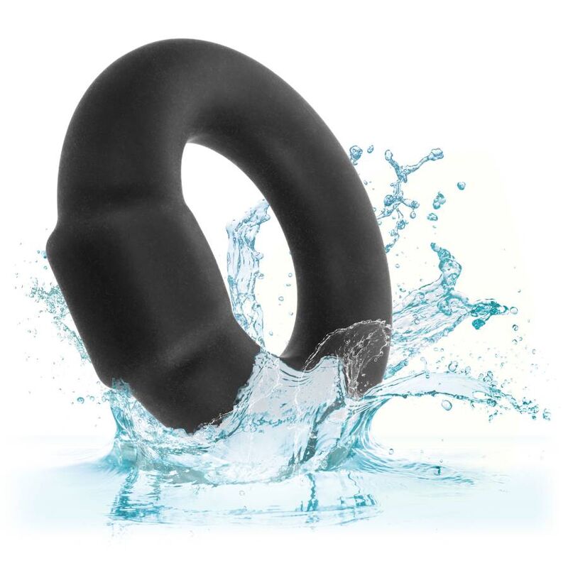 Anello Fallico Vibrante Calexotics Alpha Optimum — Silicone Nero