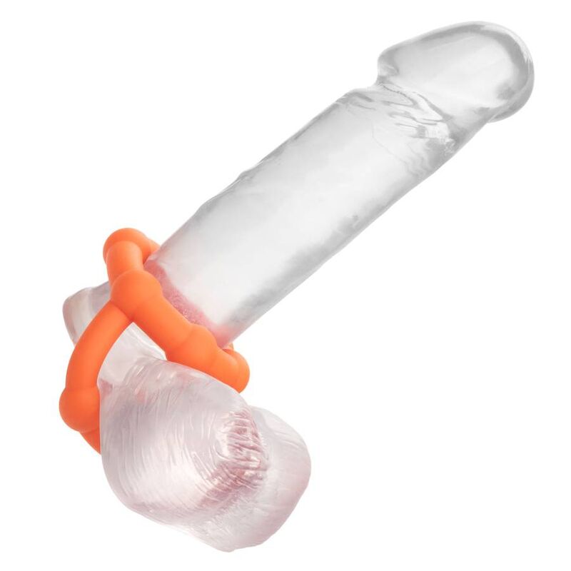 Anello Fallico Vibrante Calexotics Alpha All Star — Arancione