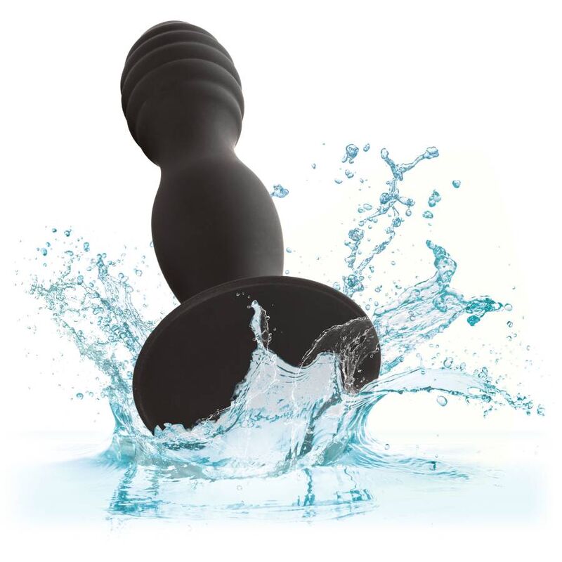 Plug Anale a Costine in Silicone CalExotics Studio — Ventosa