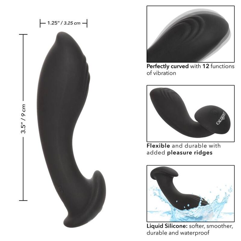 Plug Anale Flessibile Calexotics Eclipse — Silicone Liquido