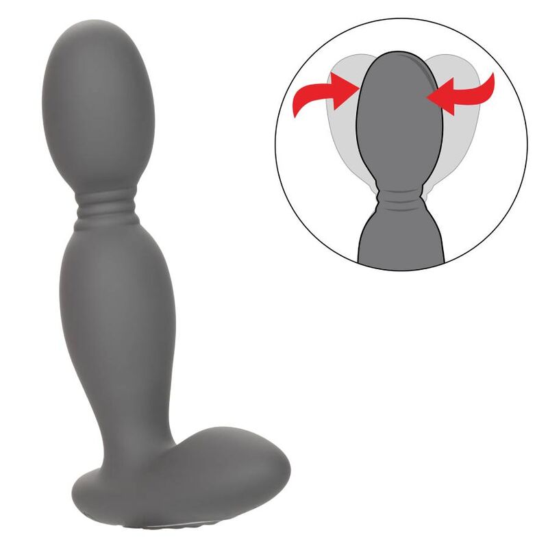Plug Anale Rotante Calexotics Eclipse — Silicone, 12 Modalità