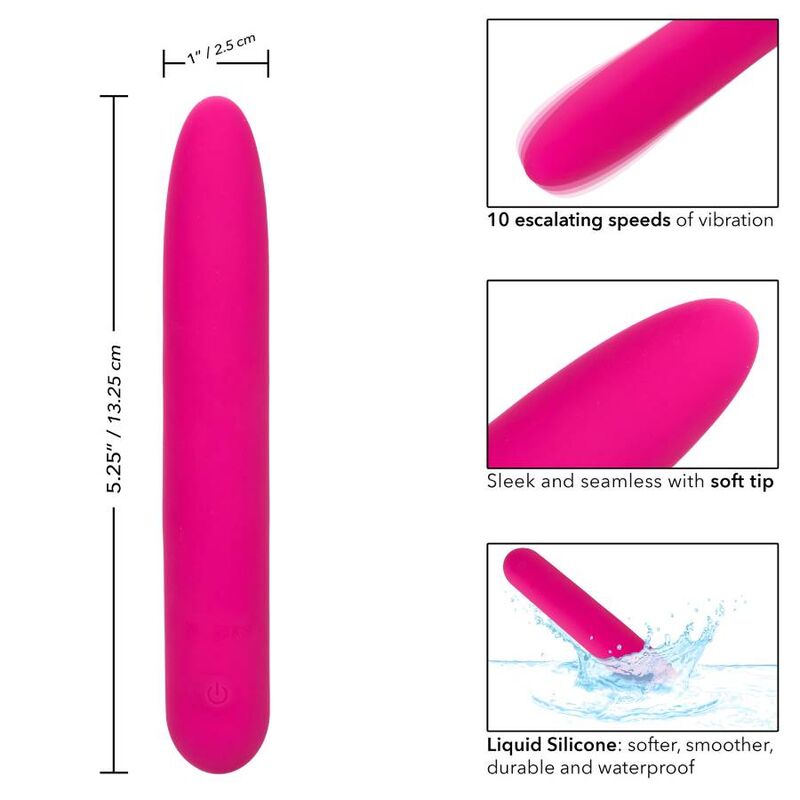 Vibratore Clitoride Calexotics Bliss Vibe — Silicone, 10 Velocità