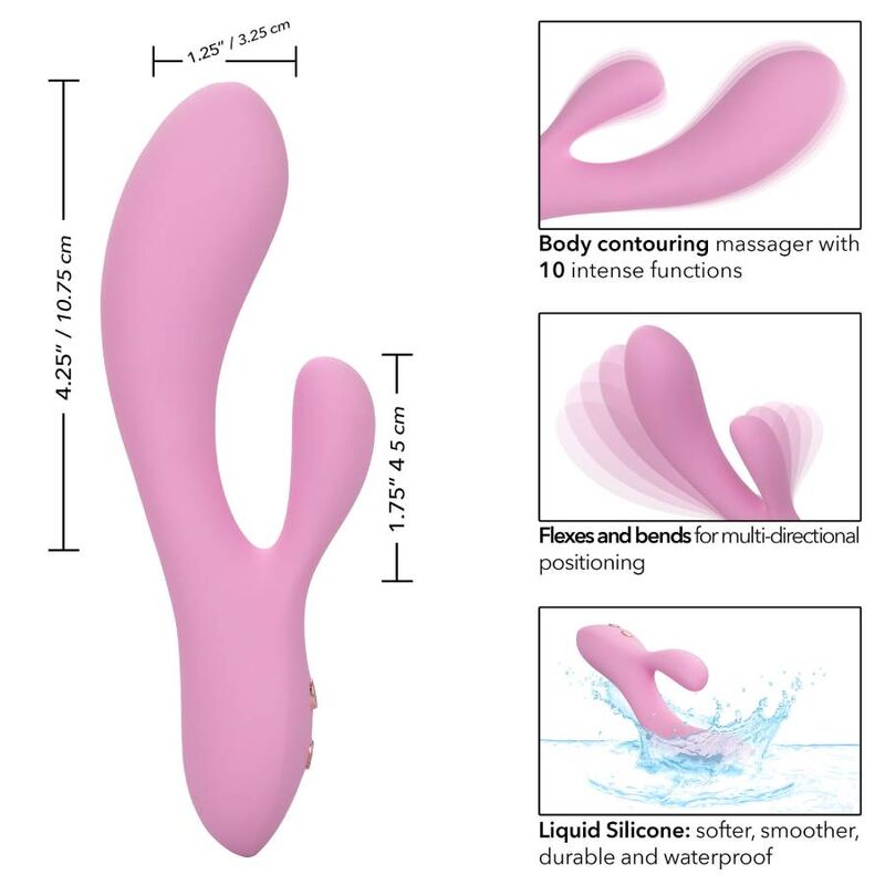 Vibratore Rabbit Punto G Calexotics Contour Zoie — Rosa