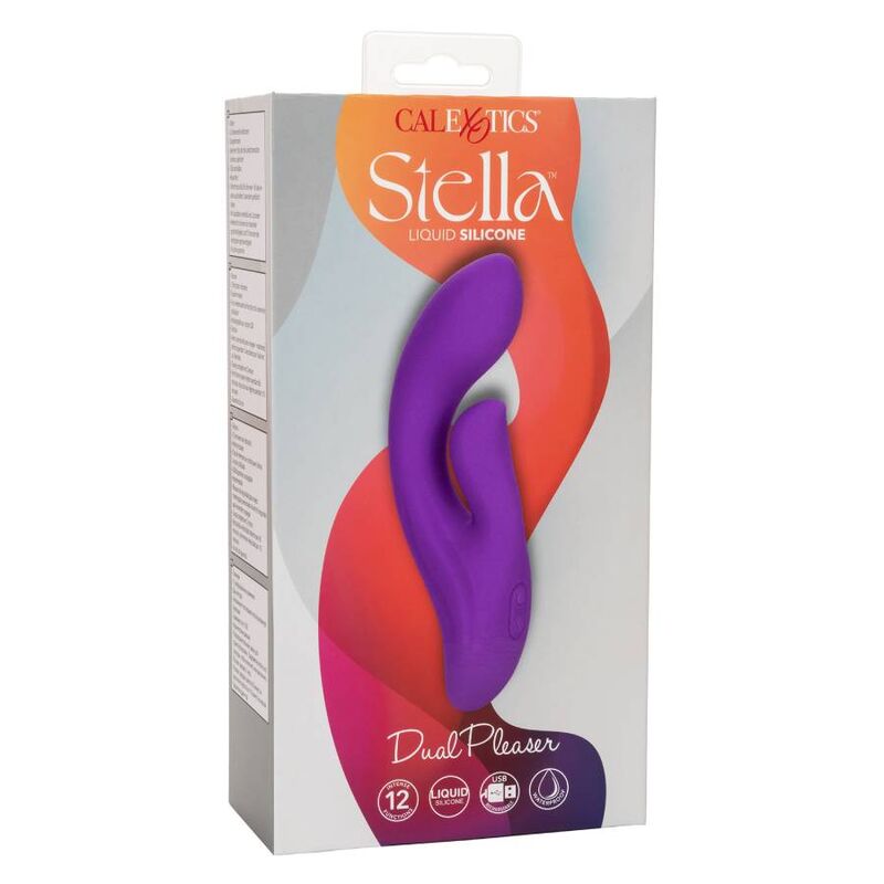 Vibratore Punto G Dual Calexotics Stella — Silicone, 12 Modalità