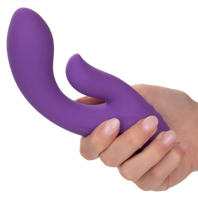 Vibratore Punto G Dual Calexotics Stella — Silicone, 12 Modalità