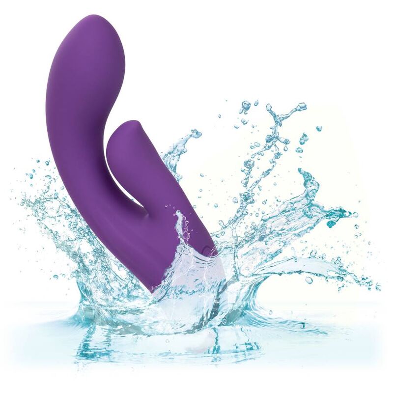 Vibratore Punto G Dual Calexotics Stella — Silicone, 12 Modalità