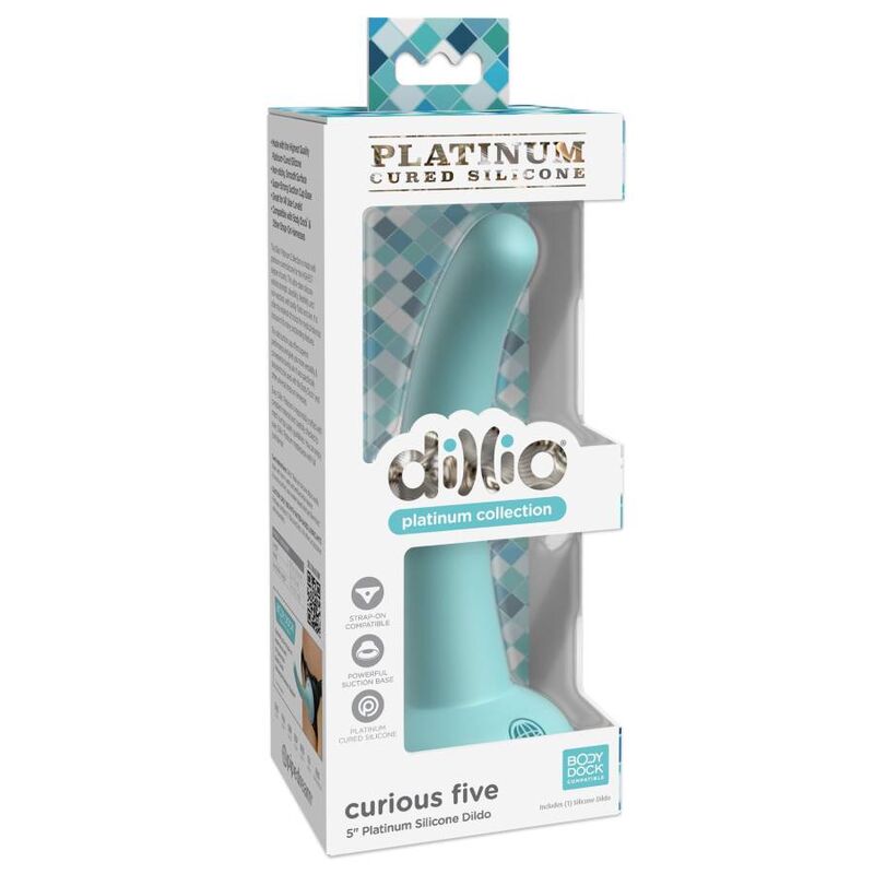 Fallo in Silicone Dillio Curious Five — Verde