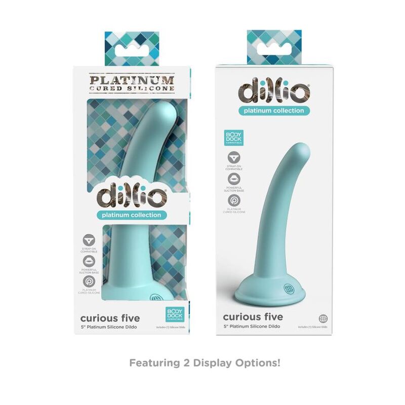 Fallo in Silicone Dillio Curious Five — Verde
