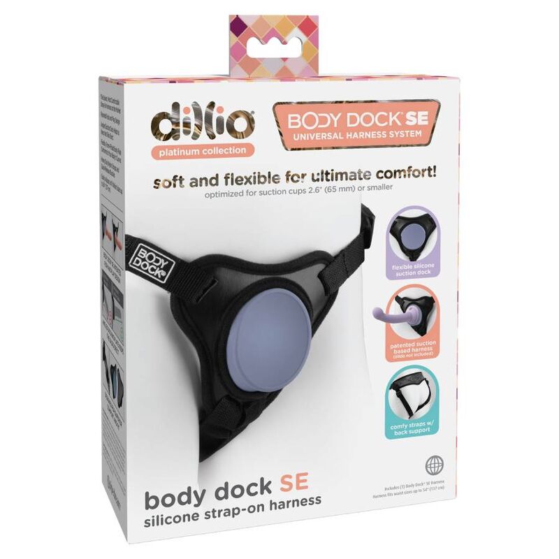 Imbracatura Strapless Universale Dillio Body Dock SE — Silicone