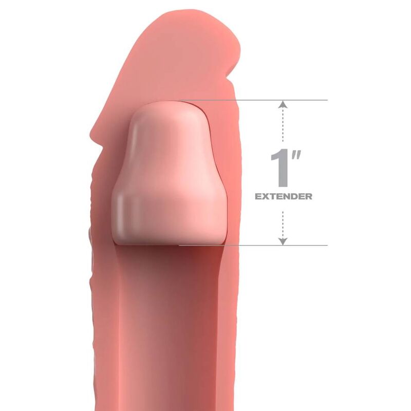 Guaina Fallica con Plug Anale Pipedream Fantasy X-Tensions — 18 cm