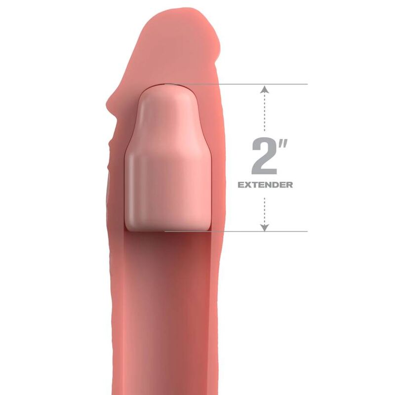 Guaina Fallica con Plug Anale Pipedreams Fantasy X-Tensions — 20 cm