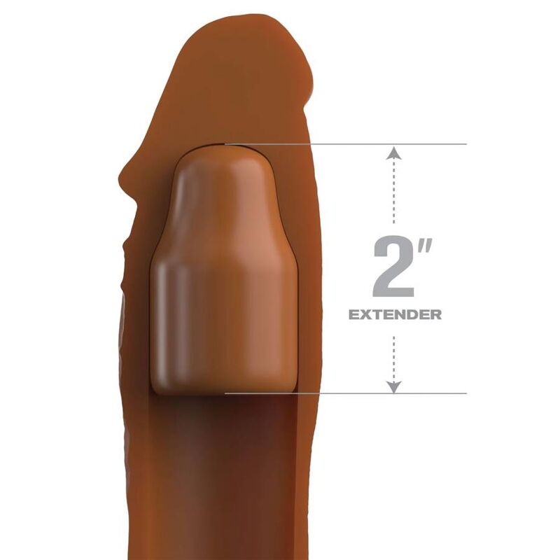 Guaina Fallica con Plug Anale Pipedreams Fantasy X-Tensions — 20 cm