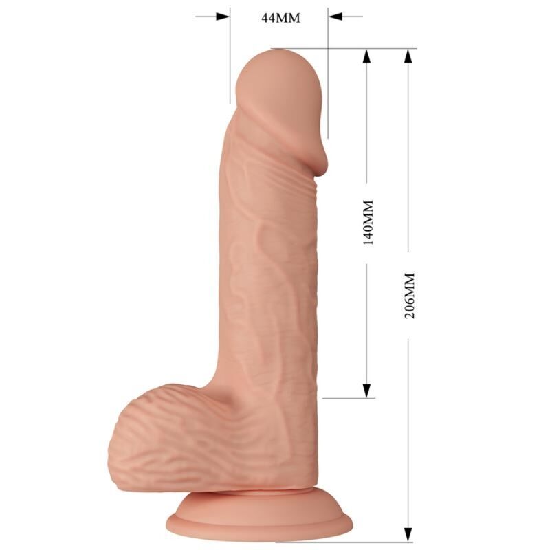 Dildo Realistico Flessibile Baile Catoblepas — 20,6 cm