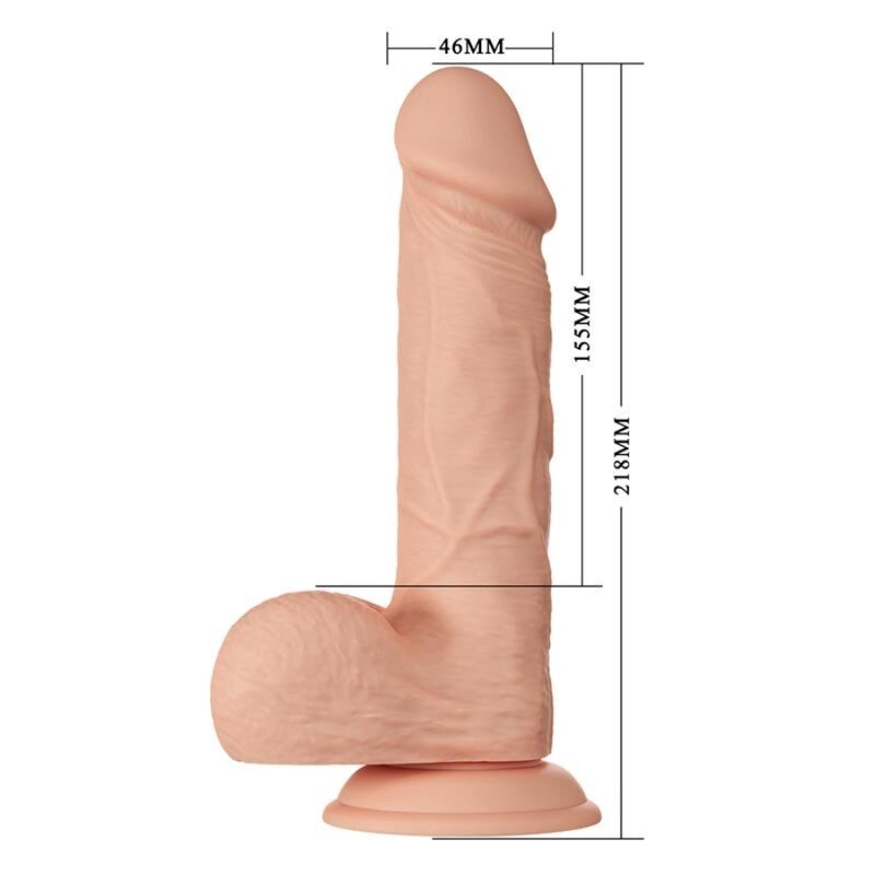 Dildo Realistico Flessibile Baile Bahamut — 21,8 cm