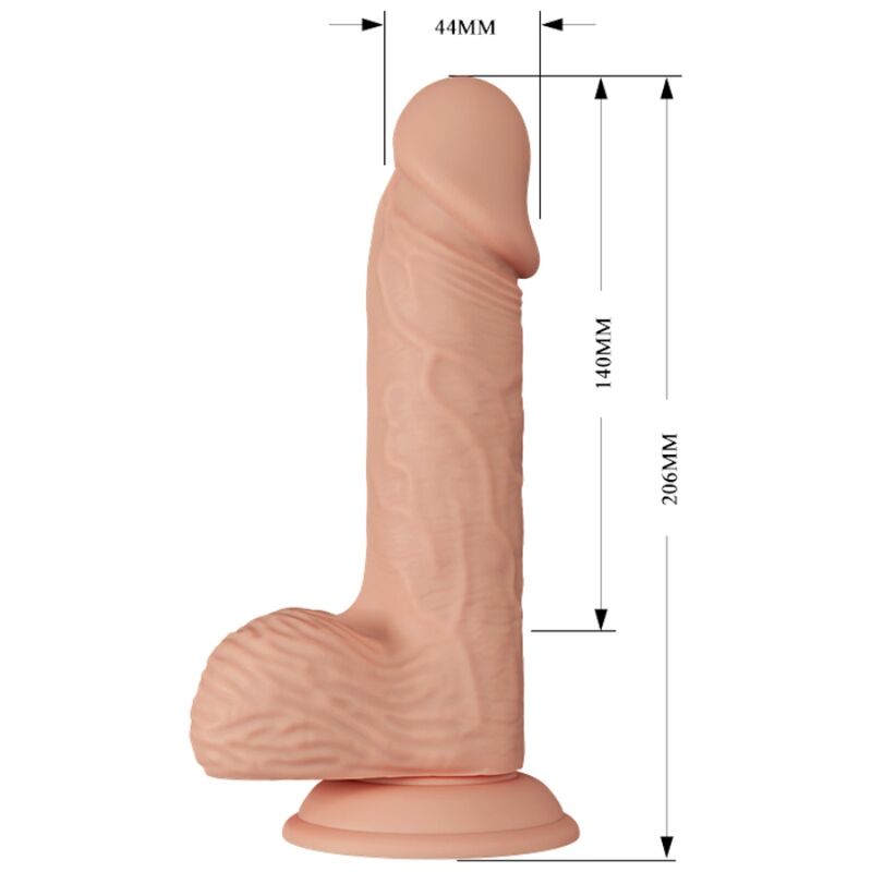 Dildo Realistico Vibrante Baile Catoblepas — TPE, 20.6 cm