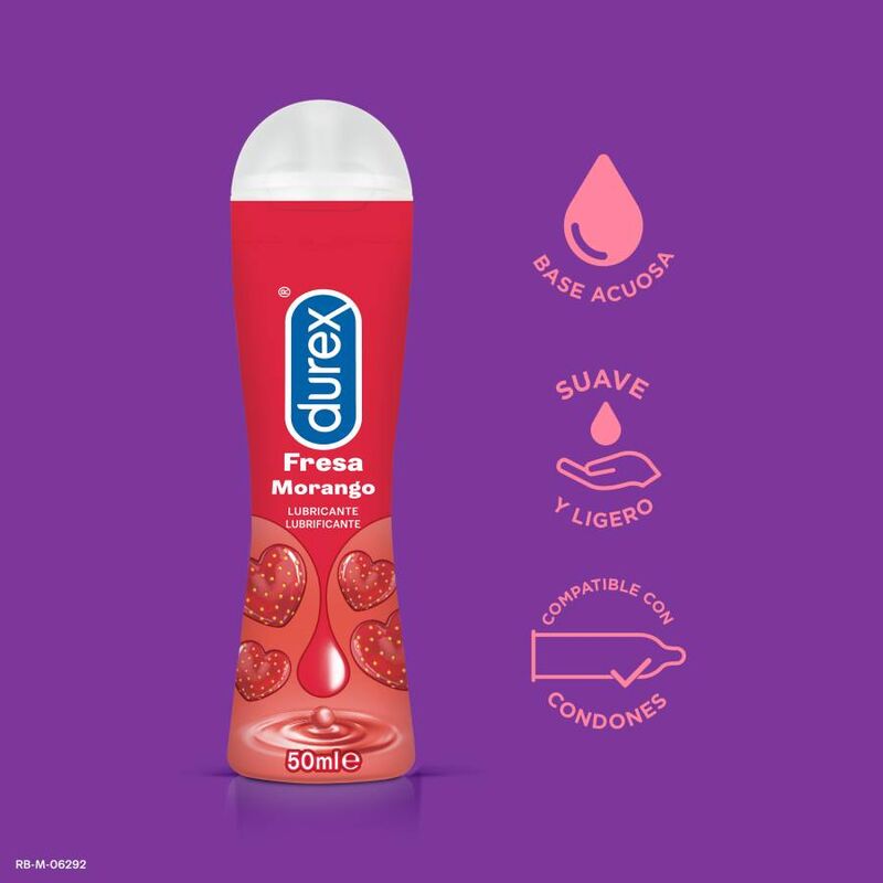 Lubrificante Intimo Gusto Fragola Durex Play — 50 ml