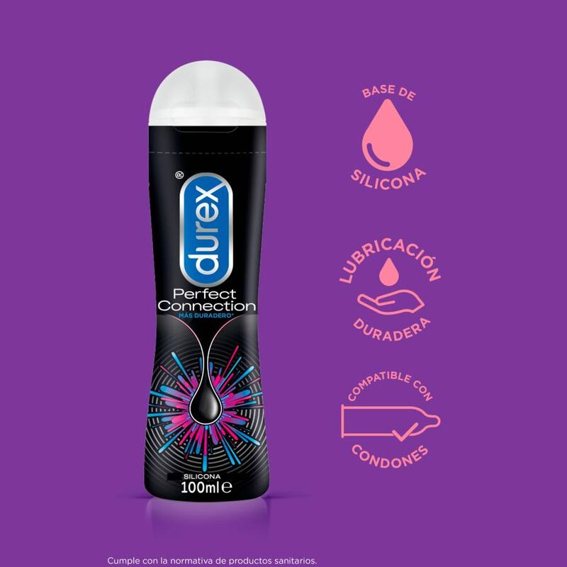 Lubrificante Intimo Base Silicone Durex Perfect Connection — 100 ml