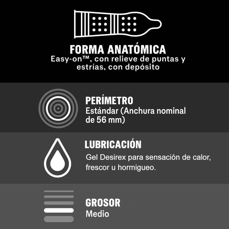 Preservativi Stimolanti Durex Intense Orgasmic — 12 Unità