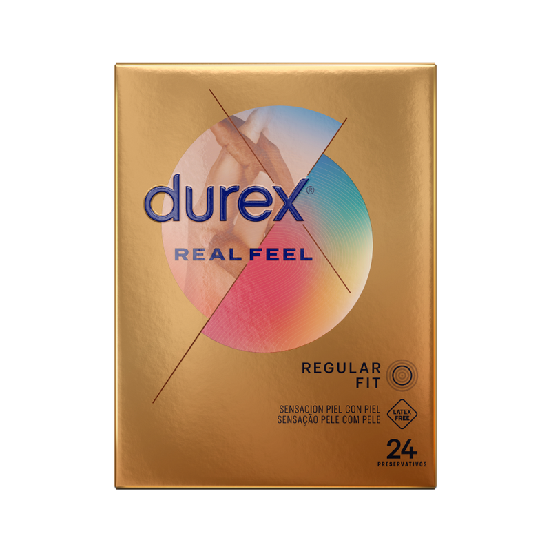 Preservativi Senza Lattice Durex RealFeel — 24 Pezzi