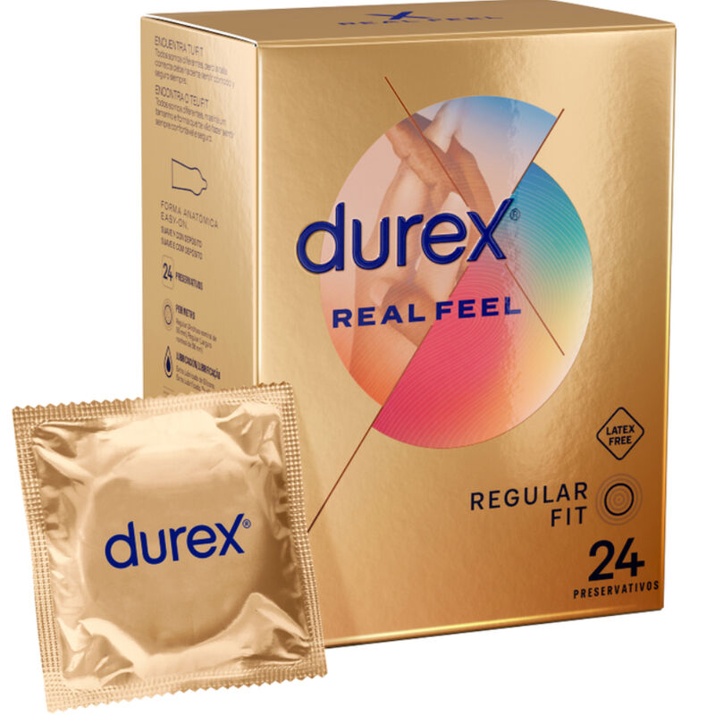 Preservativi Senza Lattice Durex RealFeel — 24 Pezzi
