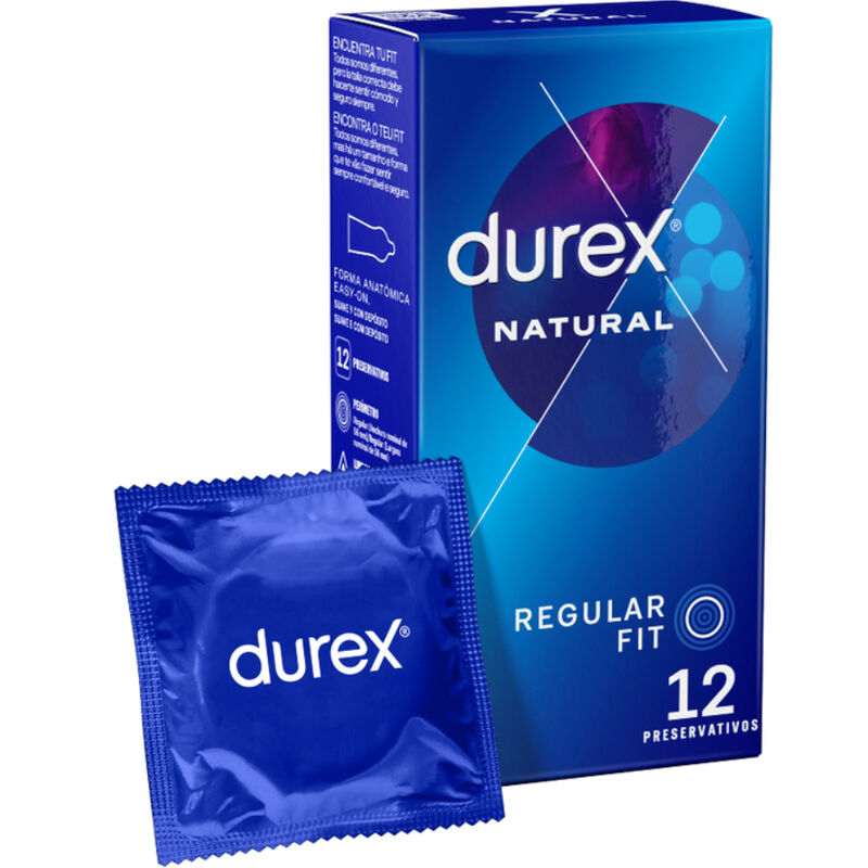 Preservativi Easy On Durex Natural Plus — 12 Unità