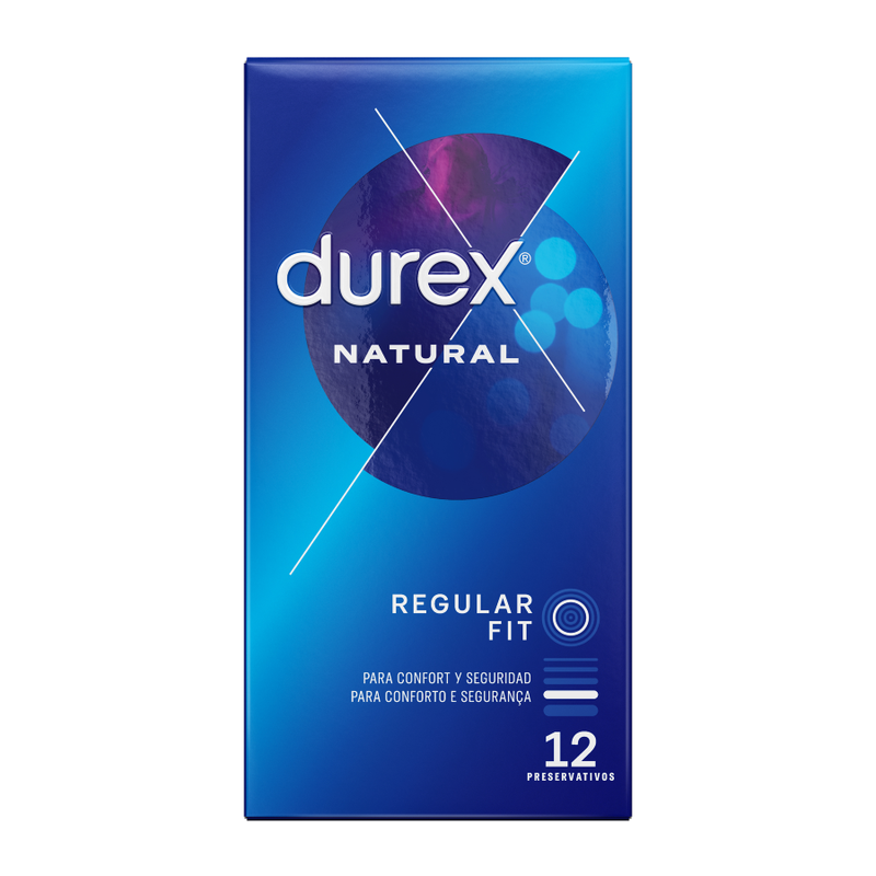 Preservativi Easy On Durex Natural Plus — 12 Unità