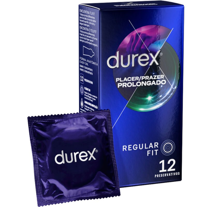Preservativi Ritardanti Durex Pleasure Extended — 12 Unità