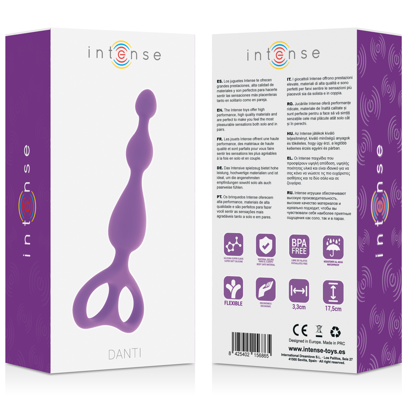 Plug Anale Intense Danti — Stimolatore, Lilla