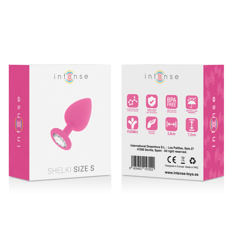 Plug Anale Intense Shelki S — Silicone, Fucsia