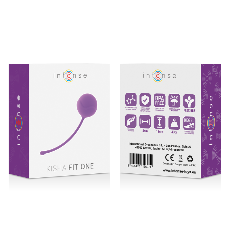 Palline Kegel in Silicone Intense Kisha Fit One — Lilla